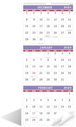 Kalender 2021, 3-Monats-Anzeige