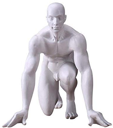 LLSJF Skulpturen Statuen Dekoration Skulptur Statue Athlet Skulptur Handgemachte Harz Dekor Kunst Handwerk Ornamente