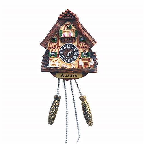 Kühlschrankmagnet im Kuckucksuhr-Stil, Österreich, Souvenir, Geschenk, Kühlschrank-Dekoration, magnetische Aufkleber-Kollektion