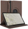 EAZY CASE - Tablet Hülle für Samsung Galaxy Tab A7 Schutzhülle 10.4 Zoll Smart Cover Tablet Case Rotationcase zum Aufstellen Klapphülle 360° drehbar mit Standfunktion Tasche Kunstleder Braun