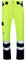 BWOLF Jinx Reflektierende Funktionshose Hose Arbeitshose Sicherheitshose Schutzhose Herren Sommer Arbeitshosen Herren (Gelb, L)