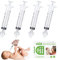 JUSONEY Nasendusche Baby – Profi-Baby Nasendusche, Mit Hochwertigen Nasenaufsätzen, aus Silikon, Sauber und wiederverwendbarer (4 stück)