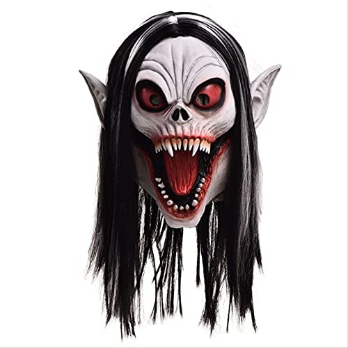 KiKiYe Morbius Maske Anime Masken Morbius The Living Vampir Latex Mascaras Cosplay Mascarillas Halloween Vampire Kostüme Gesichtsmaske