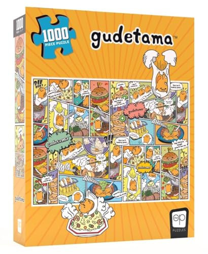 USAopoly TOP-PZ031 Gudetama Amazing Egg-Ventures 1000 Piece Puzzle, Multicolor