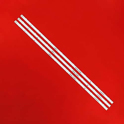 Jxjamp LED Tira de retroiluminación 8 LED for LG 43 TV 43UH620V 43UH610T 43UH630V 43UH603V 6916L-2744A UHD 1 1set = 3pcs 84 0mm Nuevo