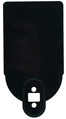 Vrttlkkfe Number Plate for M365 Electric Scooter License Plate Holder Warning Sign Scooter Skateboard Accessories Black