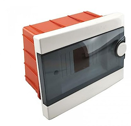 Vetrineinrete® Quadro elettrico da incasso centralino 2/6 moduli DIN box scatola per interruttori IP40