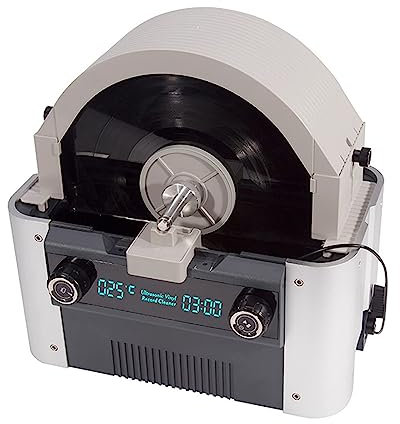 ANXYYDS 6L Professional Digital Ultrasonic Cleaner Ultrasonic Record Cleaner Record CD 49kHZ 240W with Timer and Heater Record Holder & Drain Pipe for Industrial Accessories,110V