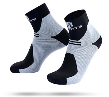 SWORTS Kompressionssocken Kurz I Plantarfasziitis Compression Socks Fersensporn (Kompressionsstrümpfe Damen & Herren)