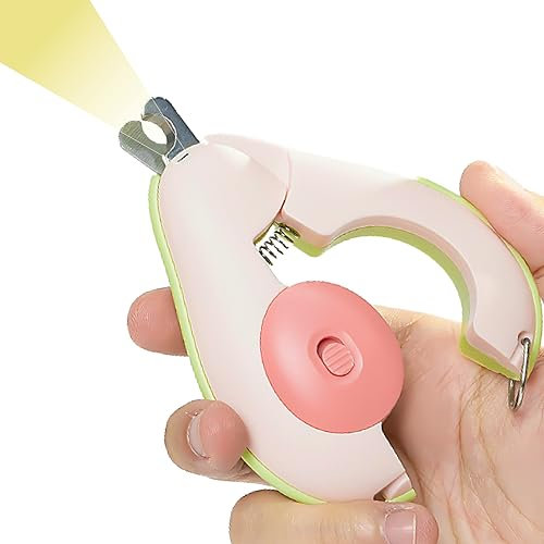 Dog&Cat nail clippers LED (Orange) Advanced Pet Nail Clippers with Safety Light - Nail Trimming Made Easy