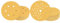 Bosch Professional 100x Feuilles abrasives Expert C470 (pour Bois dur, Peinture sur bois, Ø 150 mm, Grain 80 + 120, Accessories)