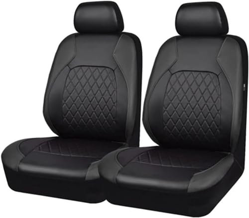 Auto Leder Sitzbezüge für Jeep Grand Cherokee WJ 1999-2004, 9 Stück Allwetter rutschfest Wasserdicht Atmungsaktiv Schonbezug Set Sitzkissenschutz,A/Black