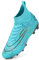 PiDaGlobal Fußballschuhe Herren Professionelle Kinder High Top Kunstrasen Fussballschuhe Stollenschuhe Kickschuhe Jugendliche Athletics Trainingsschuhe Outdoor Sportschuhe 44EU Türkis