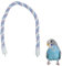 QEDBOJE Parrot Climbing Rope Vogel Seil Spirale Sitzstange für Papagei/Wellensittich/Nymphensittiche/Sittiche (65cm)