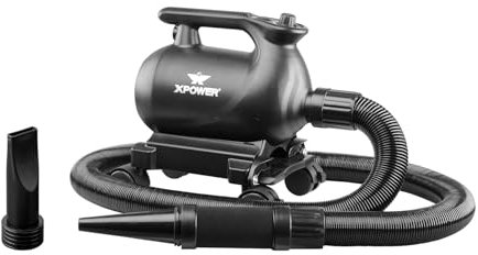 XPower Professional Car Dryer Blower with Mobile Dock Wheels for Home (A-12)