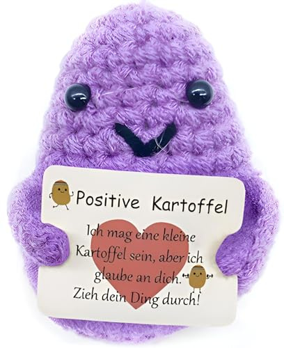 Cadeau Original & Amusant Pomme de Terre Idée drôle Anniversaires Homme Femme Couple Ado Objet Collègue Bureau Peluche Insolite Gadget Utile Rigolo Poupée Humour & Motivation