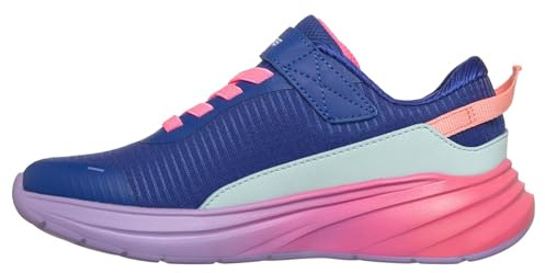 Skechers Girl's Wave 92 Imara Lite Sneakers, Navy Synthetic/Multi, 3 UK Child