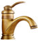Antike Messing Badezimmer Wasserhahn Einhandgriff mit 1 Loch Kompatibel mit Waschbecken und Terrasse Bereich