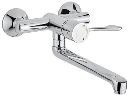 Progressive Thermostat-Waschtischbatterie Serie 900 mit klinischem Hebel und schwenkbarem Auslauf 140 mm - Idral