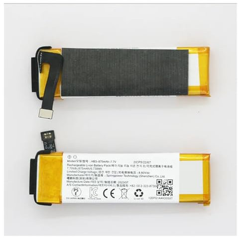 Lithium Battery 7.7V HB3-875mAh Replacement Battery ，Compatible For DJI Osmo Pocket,Pocket 2 Pocket2 OT-210 ，Handheld Gimbal Camera DIY Install(2 PCS)