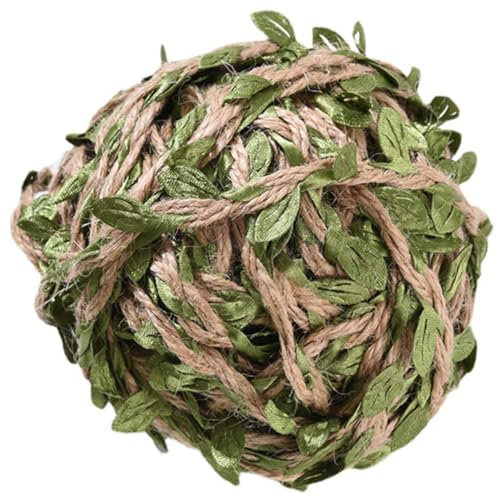 Angoily Jute Schnur Mit Künstlichen Grünen Blättern Dekorationsseil Für Hochzeiten Partys Und Heimdekoration Lifelike Rattan Für Und Raumgestaltung