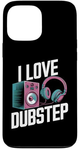 I Love Dubstep - Cuffie con altoparlante musicale Custodia per iPhone 13 Pro Max