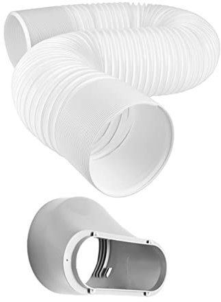 IMIKEYA Manguera de Escape para Aire Acondicionado Tubo Ventilación Extensible con Adaptador Compatible Oficina y Hogar Resistente Instalar