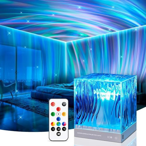 FineLiMoLa Northern Lights Galaxy Projector - 16 Colors,Remote Control,Night Light for Bedroom/Kids Room | Aesthetic Decor, Ideal Gifts for Teens, Boys & Girls
