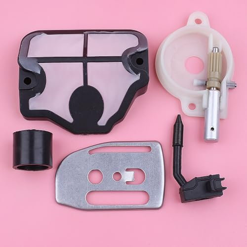 YSDOZMD Tools Oil Pump Oiler Pick Up Bar Plate For Husqvarna 136 137 141 142 Air Filter Intake Manifold Chainsaw Replacement Spare Part