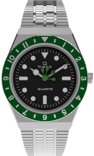 Timex Unisex Analogue Quartz Watch seconde/seconde with Stainless Steel Bracelet