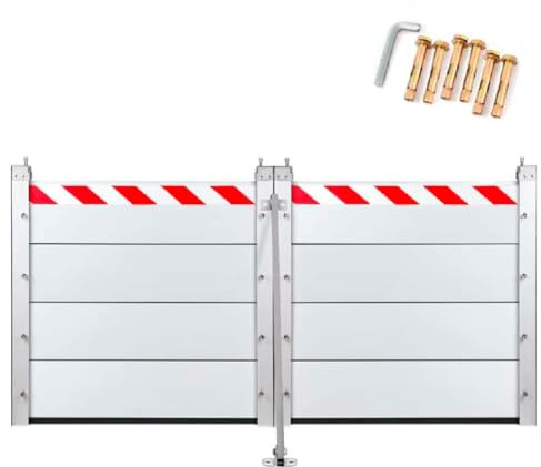 Hochwasserschutzbarriere L 735 x H 80cm Hochwasserschutz Barriere Mobile Hochwasserschutz Barriere TüR Hochwasserschutz füR TüRen Hochwasserpaneel Einfache Montage