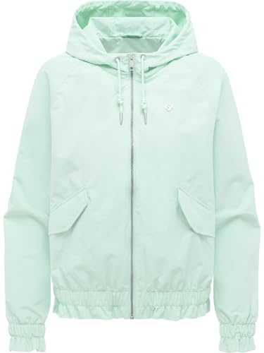 Ragwear Damen leichte Übergangsjacke wasserdichte Jacke mit verstellbarer Kapuze Kissi XS-XXL