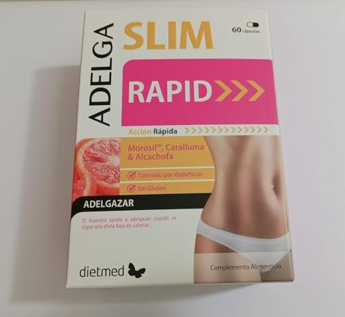 Dietmed | Adelgaslim Rapid - 60 Cápsulas | Morosil, Caralluma y Alcachofa | Acción Rápida