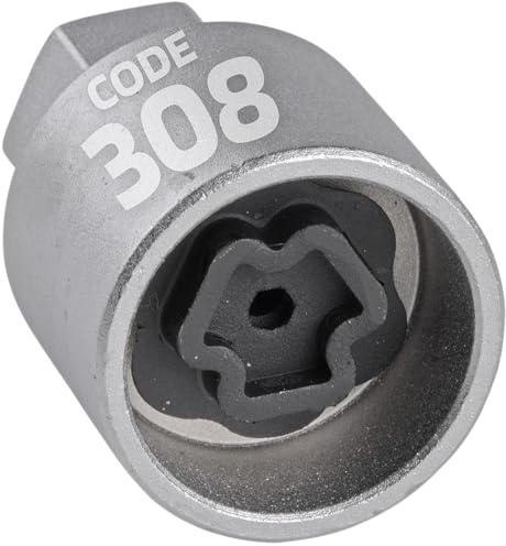 SW-Stahl 02385L-8 Felgenschloss Adapter Mercedes-Benz I Felgenschlüssel Chrom-Vanadium-Stahl I Sechskant Aufnahme I für Fahrzeuge ab Baujahr 2012