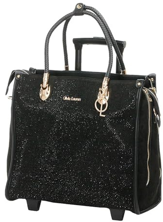 Bowatex Damen Aktentasche Lehrer/Tasche Trolley Laptoptrolley Schwarz