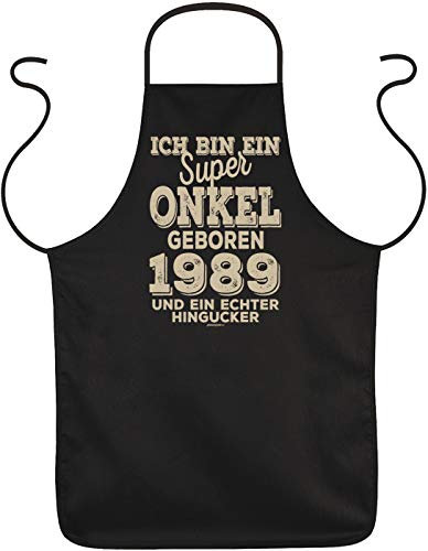 trag-das Onkel Geschenk 30. Geburtstag Grillschürze 30 Jahre Schürze - Ich Bin EIN super Onkel