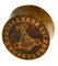Flesh Holz Plug Mjölnir Viking Wikinger Kelten Triskele Thors Hammer mit Runen Ring, double flared Tunnel Expander Dehner aus Teakholz in braun, unisex Lobes Piercing Laser Gravur, 10mm - 20mm