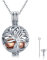Ashes Necklace 925 Sterling Silver Tree of Life Ashes Jewellery Urn Pendant Men Mom Grandma Dog Pet…
