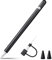 Fintie Silicone Case Compatible with Apple Pencil (1st Gen) - Ultra Light Pen Case, Soft Protective Grip Holder with 2 Tips and 1 Tether Cable Adapter, Black