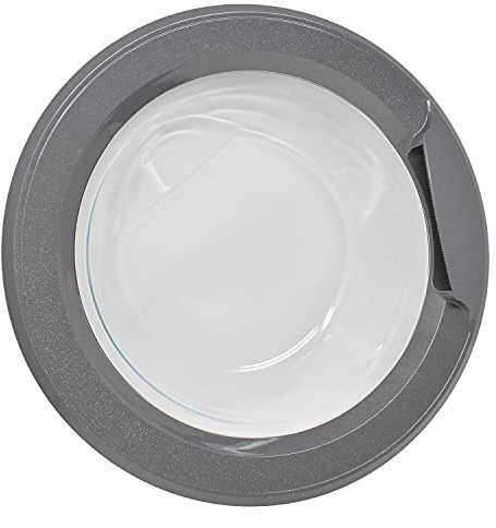 sparefixd Graphite Grey Door Frame & Glass to Fit Hotpoint Washing Machine