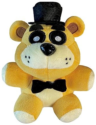 Tongyundacheng FNAF Plüschpuppe Bonnie Foxy Chica Golden Bear süße gefüllte Puppen Sammlerstücke – Geschenke für FNAF-Fans, 18 cm