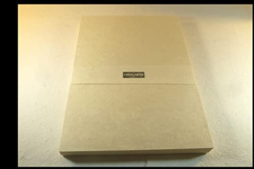 LieblingsBüttenPapier aus Seidelbast handgeschöpft A4 50 Bogen geriest Büttenpapier Briefpapier f. Drucker und Handschrift Luftpostpapier
