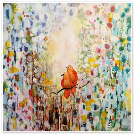 Wie wir sind Poster von Sylvie Demers 30 x 30 cm Aquarell Malerei Wanddeko