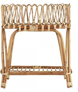 IB Laursen - Blumenständer - Rattan - Farbe: Natur - (BxHxL): 30 x 50 x 52 cm