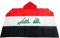 AZ FLAG - Umhangflagge Irak - 150x90 cm - Irakische Cape Fahne 100% Polyester mit integrierten Ärmeln und Kapuze - Body Flag 80g