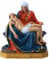 MACLARONX La Pieta Statue von Michelangelo, 22,9 cm hoch, farbige Pietà-Renaissance-Kollektion, religiöse Figur, Christus-Nachbildung, vollfarbige La Pieta-Figur, Heiliger Jesus und Jungfrau Maria