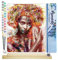 Figured'Art Peinture par Numéro Adulte Peinture Femme Nue - Activité Manuelle Kit de Loisir Créatif DIY Numéro d'Art Complet - 40x50cm avec châssis en bois à monter