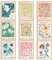 Hyxodjy 9 Stück Flower Market Poster Stilvolles Blumen Bilder Set Wandbilder Vintage Bilder Wanddeko Blumen Minimalistische Wanddekoration für Wohnzimmer Schlafzimmer Esszimmer (20 x 30 cm ungerahmt)
