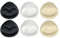 JZK 3 Pairs Lift up bra pads for small breast, foam bra pad insert removable triangle bra enhancer cup for swimwear bikini sports bra, small bra cups for sewing, black white beige