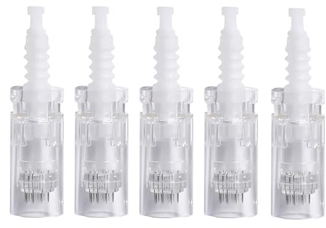 Dr. pen Cartridges 12-Pin – 5 Stück Ersatzpatronen für Hautpflege – Kompatibel mit Dr. pen M7/M5/N2/E30 Microneedling Pen – Authentische Dr. pen Einwegkartuschen (5 Stück, 12-Pin)